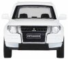 Автопанорама Металлическая лицензионная машинка Mitsubishi Pajero 4WD turbo / цвет белый
