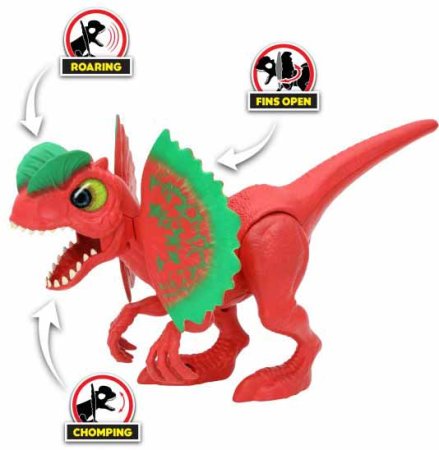 Dinos Unleashed Интерактивный динозавр Дилофозавр