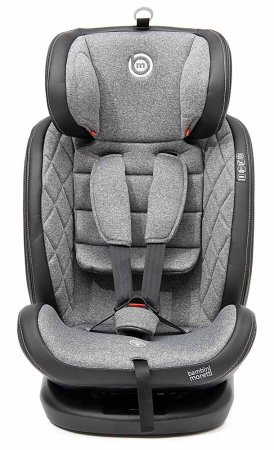 Bambini Moretti Детское автокресло ST-3 (0-36 кг) / цвет серый с серой строчкой