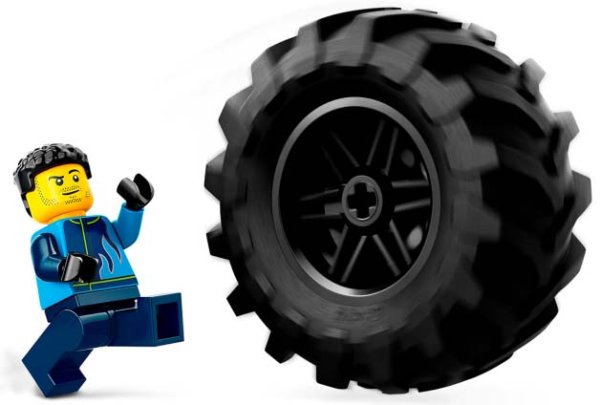 Lego City Конструктор "Синий грузовик-монстр"