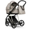 ROAN Коляска 2 в1 Sol короб + прогулка Hazel/Champagne/руч.Black/к.Black(2 места)