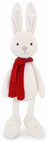 Orange Мягкая игрушка "Кролик Макс в красном шарфике", 20 см					