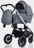 MowBaby Коляска 2 в 1 Zoom PU / цвет Silver Grey (серый, рама серебро)