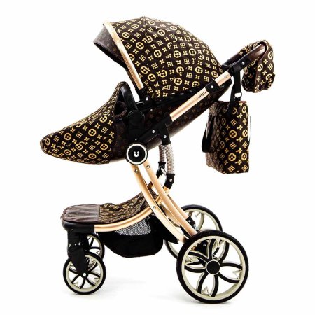Bambini Moretti  Коляска 2 в 1 Vondoo, цвет / Луи Виттон (LV)
