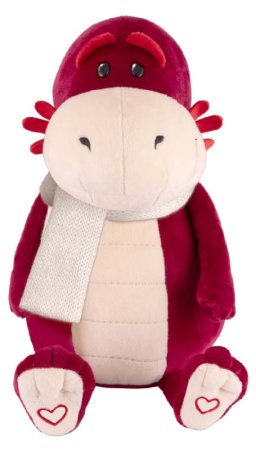 Maxitoys Мягкая игрушка Дракон Патрик в шарфике, 20 см