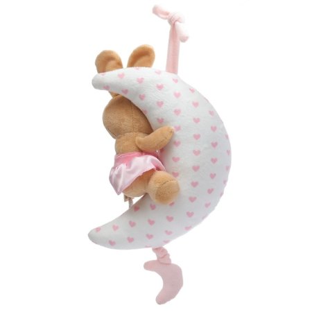 Подвеска музыкальная «Зайка на луне», заводная, на кроватку, коляску, Mum&Baby 9912198