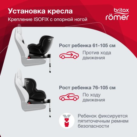 Britax Roemer Детское автокресло Dualfix M i-size / цвет Cosmos Black