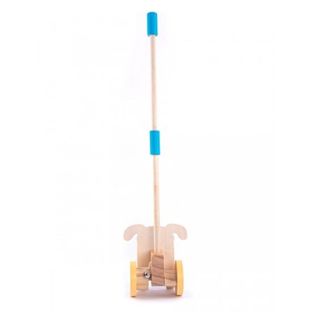 Деревяшки Каталка на палочке Собачка Гав-Гав / цвет голубой