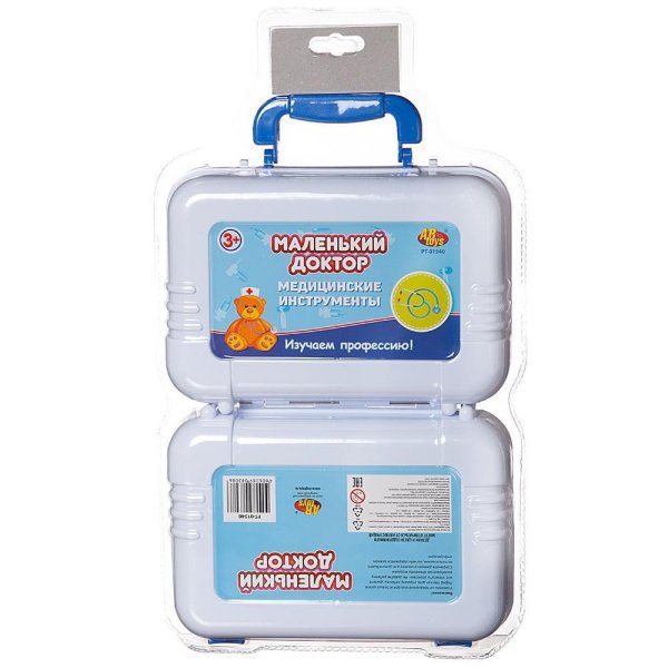 Abtoys Игровой набор Маленький доктор, 9 предметов / цвет синий, белый