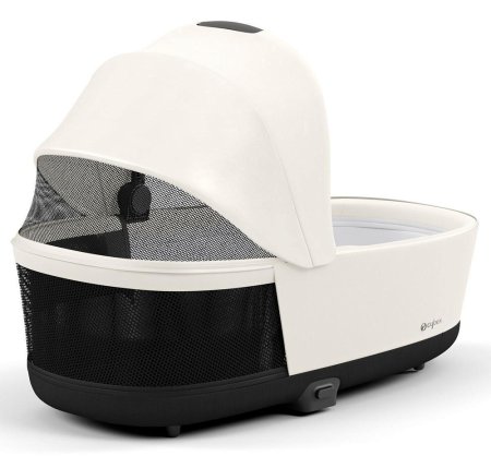 Коляска Cybex Priam IV Matt Black 2 в 1 спал.блок (Off White)