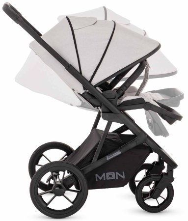 Moon Коляска 2 в 1 Style 2023 / цвет Ice (светло-серый)