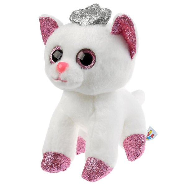 Мульти-Пульти Игрушка мягкая Белая Кошечка, 15см