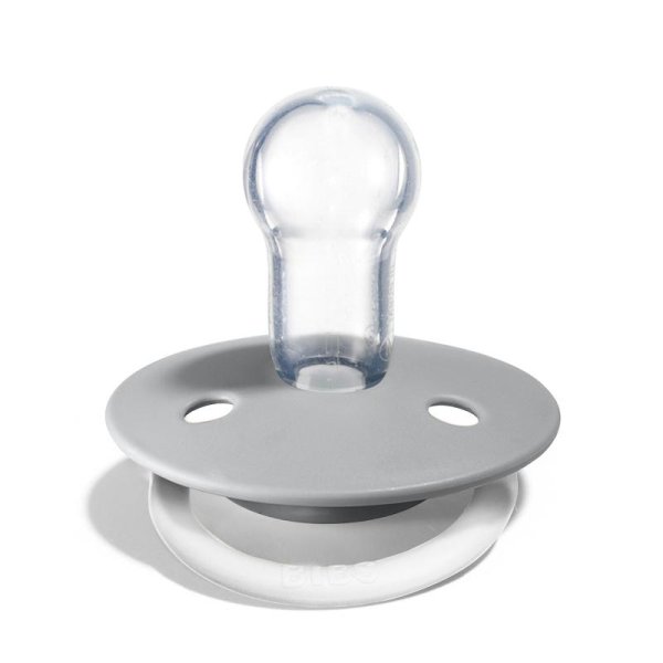 BIBS Соска-пустышка De Lux Silicone, 0-6 месяцев / цвет Cloud Night