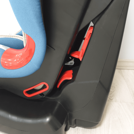 Детское автомобильное кресло / BS-02 Lux Print / Бирюза-Кошки