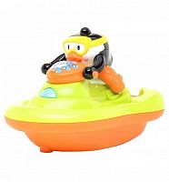 Пингвиненок на катере игрушка для купания