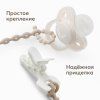 Happy Baby Держатель пустышки с клипсой / цвет olive (оливковый)
