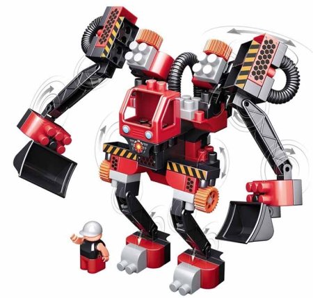 Bauer Набор с большим роботом и пилотом "Technobot"