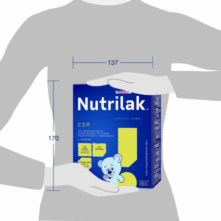 Nutrilak Специализи­рованная смесь Premium Соя, с рождения, 350 г