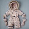 Little Star Комбинезон Мишки на облачке (подклад-фольга), размер 86 / цвет бежевый
