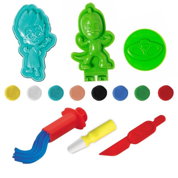 игрушка PJ Masks Набор для лепки "Сражение Гекко", 24 см