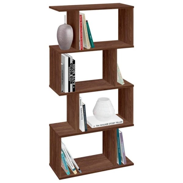Polini Home Стеллаж фигурный Smart, 4 секции / цвет винтаж