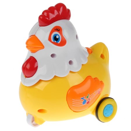 УМка Музыкальная каталка "Курочка", 25 песен, звуков и фраз