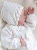 (м)01050-02002 К-кт 2 пр."Розы"(комбез+чеп.)  (р. 56-36 экрю)