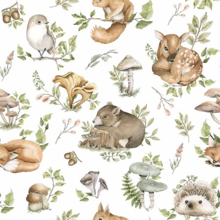 Adam Stork Шапочка с узелком трикотажная / цвет Forest Babies