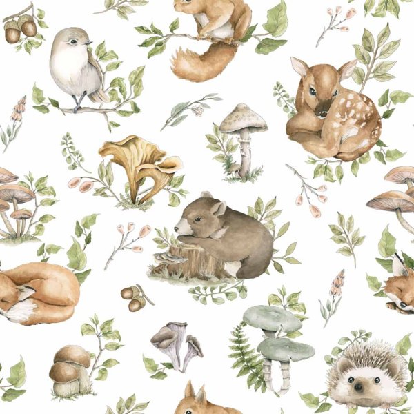 Adam Stork Шапочка с узелком трикотажная / цвет Forest Babies