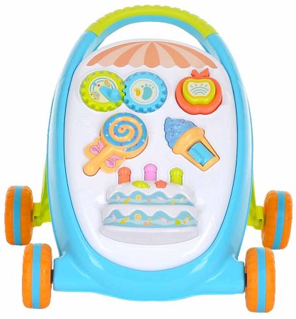 Pituso Развивающий центр Ходунки-каталка "Сластена" / цвет голубой