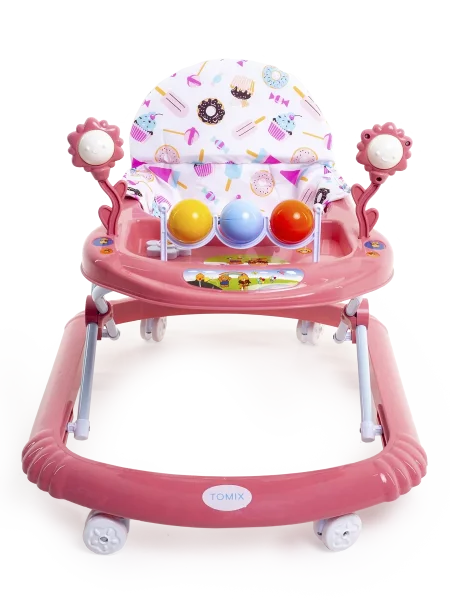 Tomix Детские ходунки Little Travel  / цвет розовый (Cake)