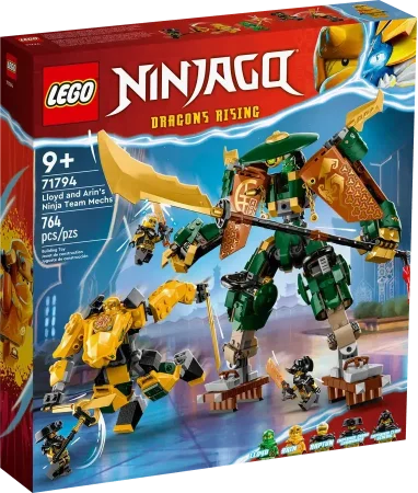 Конструктор LEGO Ninjago "Командные роботы ниндзя Ллойда и Арин"