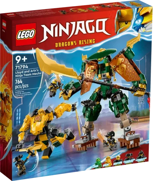 Конструктор LEGO Ninjago "Командные роботы ниндзя Ллойда и Арин"