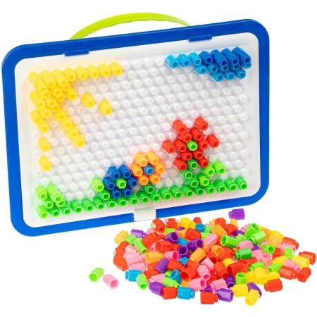  Мозаика для малышей, 260 деталей, панель с чемоданом Baby You Bondibon, BOX