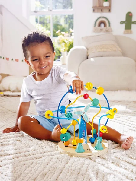 Hape Головоломка "Умняша" Галактический Лабиринт с бусинами 