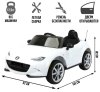 Toyland Электромобиль Mazda MX-5 / цвет белый