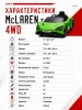 BBH035Автомобиль McLaren 4х4 (Зеленый)