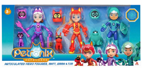 Petronix Игровой набор с фигурками героев, 15 см