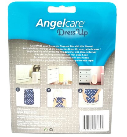 Angelcare Чехол для накопителя подгузников Dress Up / цвет мятный/листья