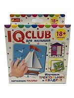 Ранок развивающие карточки "iq-club. изучаем треугольник и квадрат. для малышей"					