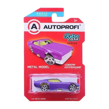 Машинка коллекционная 1:64, Серия RETRO CARS, B/RET-009, фиолетовый, 1/24/48
