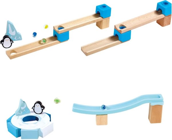 Hape Игровой набор "Гонки" Пингвины в Антарктиде