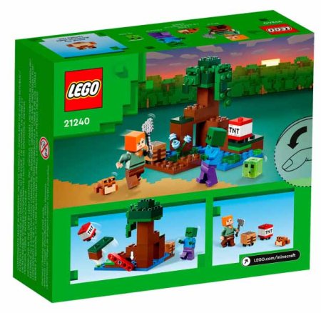 Lego Minecraft Конструктор "Болотное приключение"