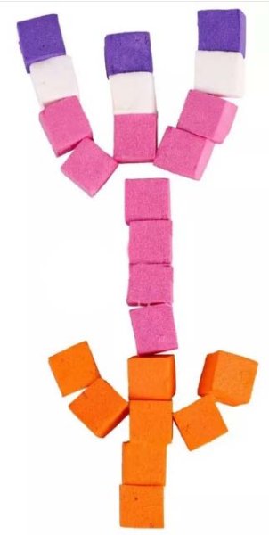 1toy Конструктор пластилин Gummy blocks