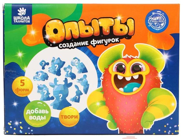 Школа талантов Набор для изготовления слайма с формами
