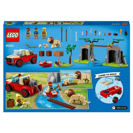 LEGO City Конструктор "Спасательный внедорожник для зверей"