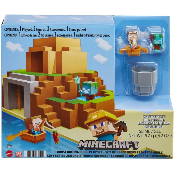 Minecraft Игровой набор Трансформирующийся оазис