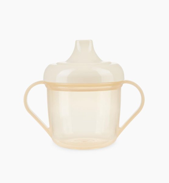 Happy Baby Поильник с ручками Drink Up, 170 мл / цвет milky