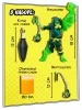 Ниндзомби. Игровой набор фигурка со слаймом Хаз Мат. Ninjombie
