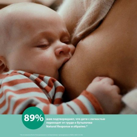 Avent Бутылочка для кормления Natural Response, 120 мл, стекло